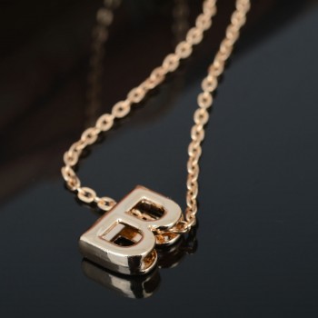 PERSONALISED LETTER GOLD INITIAL NAME NECKLACE